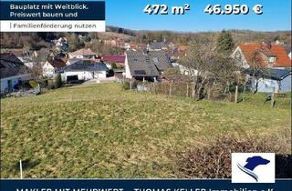 Grundstück zu kaufen in 63697 Hirzenhain, 472 m² Bauplatz mit Ausblick - für 46.950 €