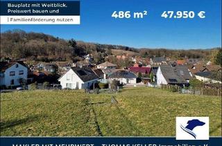 Grundstück zu kaufen in 63697 Hirzenhain, 486 m² Bauplatz mit Ausblick - für nur 47.950 €