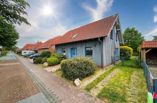 Einfamilienhaus kaufen in 27639 Nordholz, Modernes Holzhaus an der Nordsee – sibirische Lärche, Sauna & viel Platz für die Familie
