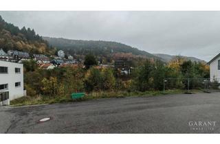 Immobilie kaufen in 75323 Bad Wildbad, Baugrundstück in Top-Lage von Bad Wildbad mit Blick auf die große Enz