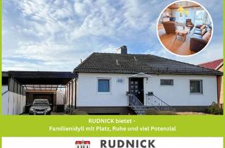 Haus kaufen in 31515 Wunstorf, Wunstorf - RUDNICK bietet Bungalow in Großenheidorn: wassernahes Wohnen mit viel Potenzial