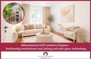 Wohnung kaufen in 21107 Wilhelmsburg, Altbaucharme trifft moderne Eleganz - Hochwertig modernisiert mit Aufzug und sehr guter Anbindung