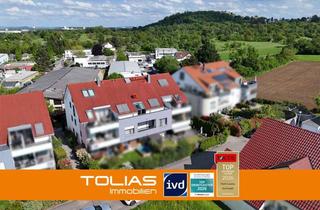 Wohnung kaufen in 71732 Tamm, Wohnen im schönsten Licht – 4-Zimmer-Maisonette mit Balkon, Dachterrasse und TG-Stellplätzen in Tamm