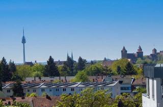 Penthouse kaufen in 90409 Nürnberg, Penthouse-Erstbezug: Blick über Nürnberg bis zur Fränk. Schweiz - Seltene Gelegenheit