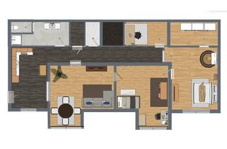 Wohnung kaufen in Emsbachstraße 38, 65529 Waldems, Großzügige 3,5-Zimmer-Wohnung mit 120 m² in ruhiger Waldrandlage – leerstehend