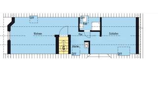 Wohnung mieten in 76448 Durmersheim, Schöne, renovierte 2-Zimmer-Dachgeschosswohnung mit neuer Einbauküche – ideal für eine Einzelperson