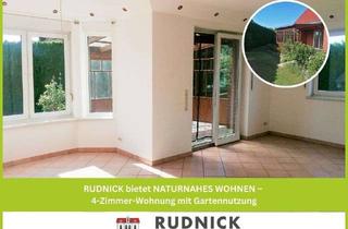 Wohnung mieten in 31547 Rehburg-Loccum, RUDNICK bietet NATURNAHES WOHNEN – 4-Zimmer-Wohnung mit Gartennutzung