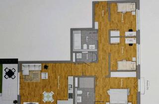 Wohnung mieten in Ludwigstraße 59, 63067 Kaiserlei, Moderne 4-Zimmer-Neubauwohnung (109 m²) mit Balkon & Einbauküche in Offenbach / Westend