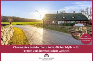 Haus kaufen in 21401 Thomasburg, Charmantes Reetdachhaus in ländlicher Idylle – Ihr Traum vom harmonischen Wohnen
