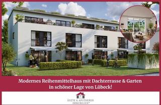 Haus mieten in 23556 Buntekuh, Modernes Reihenmittelhaus mit Dachterrasse in schöner Lage von Lübeck