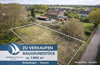 Grundstück zu kaufen in 26969 Butjadingen, Großzügiges Baugrundstück in Tossens - ca. 1.900 Quadratmeter voller Möglichkeiten!