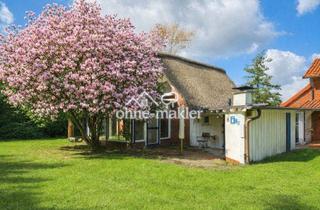 Haus kaufen in 21706 Drochtersen, Reetdach-Ensemble – Zwei Wohnhäuser sowie Baugrundstück mit positivem Bauvorbescheid