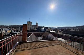 Wohnung mieten in Von-Westernhagen-Platz, 07973 Greiz, Helle, große 4-Raum-DG-Familien-Wohnung mit riesiger Terrasse direkt im Zentrum von Greiz