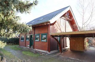Einfamilienhaus kaufen in 03253 Doberlug-Kirchhain, Energieeffizientes Holzhaus mit Wärmepumpe