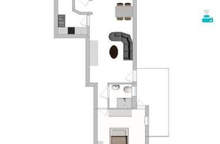Wohnung mieten in 64807 Dieburg, Helle 2 Zimmer Souterrain Wohnung mit Terrasse