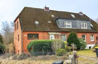 Doppelhaushälfte kaufen in 24146 Elmschenhagen-Süd, Kiel-Kroog - Doppelhaushälfte mit viel Potential in Sackgassenlage mit großem Grundstück