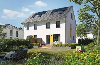 Doppelhaushälfte kaufen in 12623 Mahlsdorf, Bauen mit Vertrauen – Doppelhaushälfte in langlebiger Massivbauweise in Mahlsdorf!