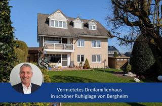 Anlageobjekt in 50127 Bergheim, Vermietetes Dreifamilienhaus in ruhiger Nebenstraße von Bergheim