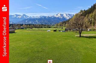 Grundstück zu kaufen in 82467 Garmisch-Partenkirchen, Baugrundstück mit atemberaubenden Bergblick in Burgrain