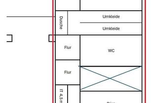 Büro zu mieten in 31157 Sarstedt, ca. 260 m² Büro- und Sozialflächen zur Untervermietung – nördlich von Sarstedt
