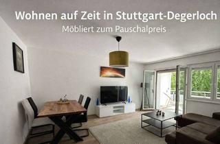 Immobilie mieten in Schöttlestraße, 70597 Degerloch, 3-Zimmerwohnung mit TV, Wlan, Küche, Dusche/Wc, Waschmaschine und Balkon