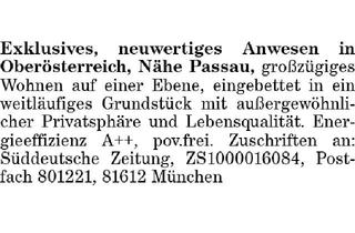 Immobilie kaufen in 94032 Passau, Exklusives, neuwertiges Anwesen in Oberösterreich