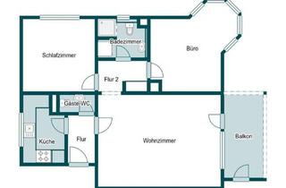 Wohnung kaufen in 75179 Nordstadt, Perfekt geschnittene 3-Zimmer-Wohnung mit Balkon & Tiefgarage in zentraler Lage
