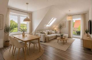 Wohnung kaufen in 26826 Weener, Noch 2 von 4 verfügbar - DG Wohnung mit Balkon - KFW mit QNG Siegel - Hochwertige Ausstattung