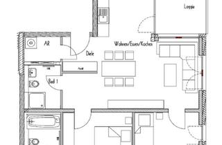 Wohnung mieten in Charles-Mannay-Straße 43, 54294 Trier, Schöne 3 Zimmer-Wohnung im Neubau in Trier-Feyen