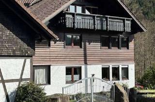Haus kaufen in 75323 Bad Wildbad, 2-FH m. Doppelgarage, kl. Ausbauhaus, ehem. Werkstatt-Gebäude, auf 2840 m2 erschl., eben. Grd..