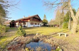 Haus kaufen in 82547 Eurasburg, EFH mit 4 Schlafzimmern im OG, ca. 70 qm Wohnen/Essen im EG, Büro und ELW im EG, rund 1.300 qm Grund