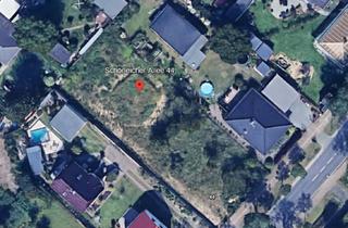 Grundstück zu kaufen in Schöneicher - Allee 44, 15370 Fredersdorf-Vogelsdorf, Baugrundstück für Stadtvilla in Fredersdorf.