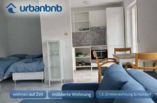 Immobilie mieten in Kirchstraße, 72667 Schlaitdorf, 1,5-Zimmerwohnung mit Wlan, TV, Küchenzeile, Dusche/Wc, Waschmaschine und Terrasse