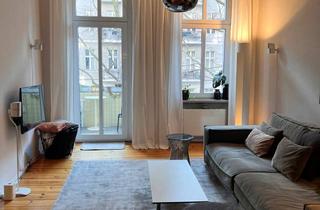 Wohnung kaufen in Prenzlauer Berg, 10407 Prenzlauer Berg, Stilvolle Stuck-Altbauwohnung mit Südwestbalkon im beliebten Bötzow-Kiez (provisionsfrei)