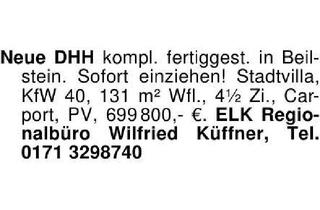 Villa kaufen in 71717 Beilstein, Neue DHH kompl. fertiggest. in Beilstein. Sofort einziehen! Stad