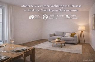 Wohnung mieten in 88416 Ochsenhausen, Moderne 2-Zimmer-Wohnung mit Terrasse in attraktiver Wohnlage in Ochsenhausen