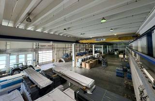 Gewerbeimmobilie mieten in Glück-Auf-Straße 31, 57271 Hilchenbach, Produktionshalle 16t und 3,5t Kran, Sprinkler, Alarmsicherung, Rampe + 3.000m² Lager optional