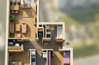 Wohnung kaufen in 82178 Puchheim, PROVISIONSFREI - Frisch sanierte 3-Zimmer-Wohnung mit Balkon nahe München
