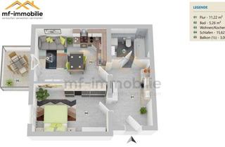 Wohnung mieten in 38368 Mariental, 2 Zimmer Erdgeschosswohnung in Mariental mit Balkon!