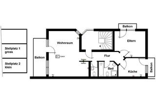 Wohnung mieten in Am Storchengraben 10a, 76872 Freckenfeld, 2 ZKB Wohnung mit drei Balkone in Freckenfeld