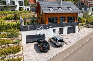 Einfamilienhaus kaufen in 71579 Spiegelberg, Modernes Massivholzhaus mit Traum-Blick, Garten & Doppelgarage