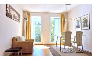 Immobilie mieten in Max-Friedlaender-Bogen, 80339 Schwanthalerhöhe, Schöne 2-Zimmer-Wohnung * zentrale Lage * möbliert * großer Westbalkon