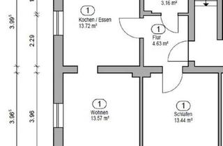 Wohnung kaufen in 95100 Selb, Selb - Kernsanierte 2.5 Zi Wohnung mit Stellplatz