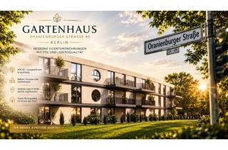 Wohnung kaufen in Oranienburger Straße 46, 13437 Wittenau, Familienglück im Luisen Garten | 4-Zimmer-Neubauwohnung mit 2 Terrassen & eigenem Garten