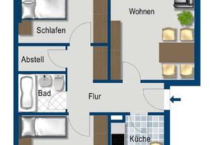 Wohnung kaufen in Aalborgring 62, 24109 Mettenhof, Gepflegte 3-Zimmer-Wohnung im 3. OG mit Balkon in Kiel