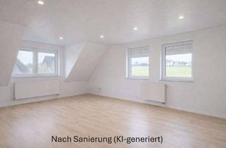 Wohnung mieten in 97215 Uffenheim, Helle 3-Zimmer Dachgeschosswohnung mit Balkon in Welbhausen