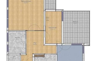 Penthouse mieten in Alolfstraße 17b, 61350 Bad Homburg, Perfekt für Paare: 2½-Zimmer-Penthouse mit 2 Balkonen, Aufzug & Stellplatz