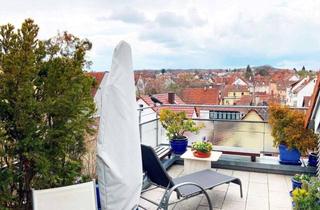 Wohnung mieten in Burgenlandstr. 75, 70469 Feuerbach, moderne 4-Zi.-DG-Wohnung mit 2 Stellplätzen und Dachterrasse in zentraler ruhiger Lage von Feuerbach