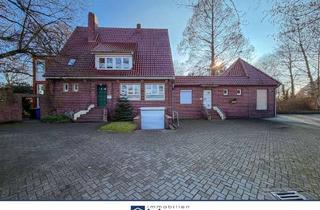 Haus kaufen in 26624 Südbrookmerland, Attraktives Wohn- und Geschäftshaus in Moordorf – Ideal für Praxis oder Gewerbe!