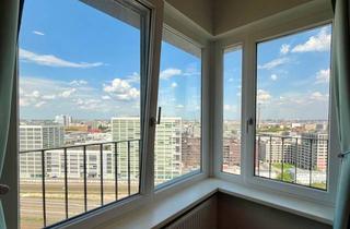 Immobilie mieten in Lehrter Strasse 24b, 10557 Tiergarten, Panoramablick - Studio im Fritz Tower im 16. OG